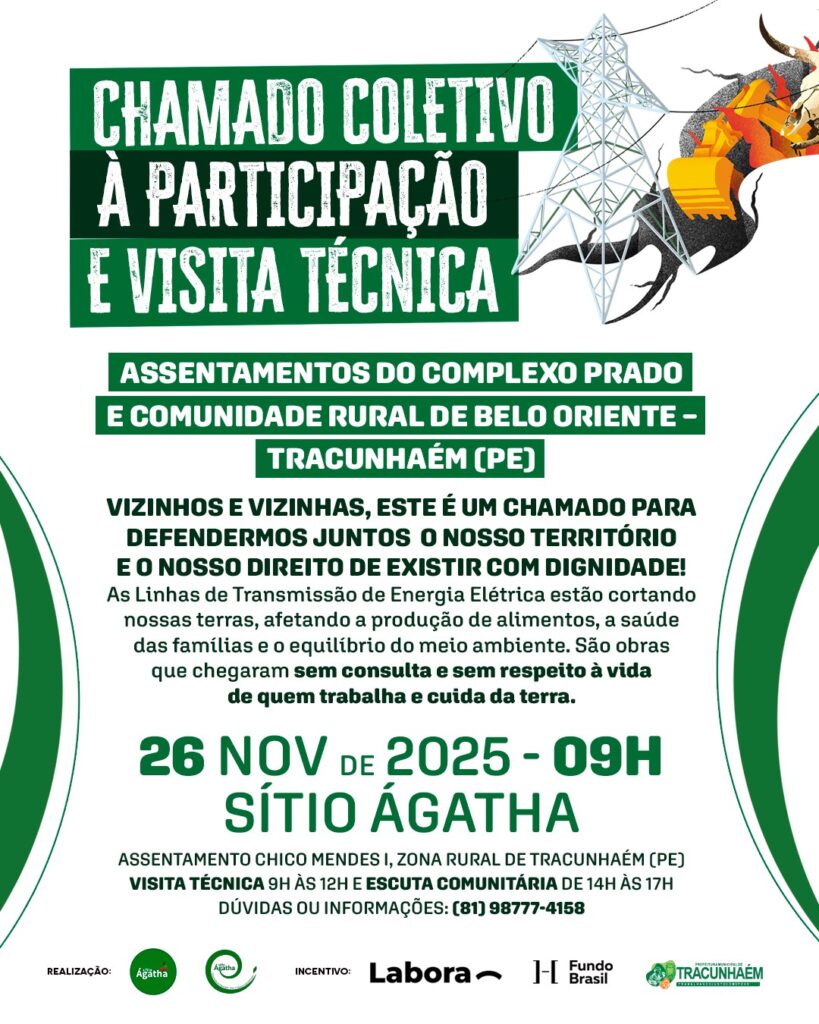 Chamado coletivo à participação e Visita Técnica